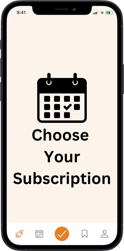 iPhone app
meal approving plan screen