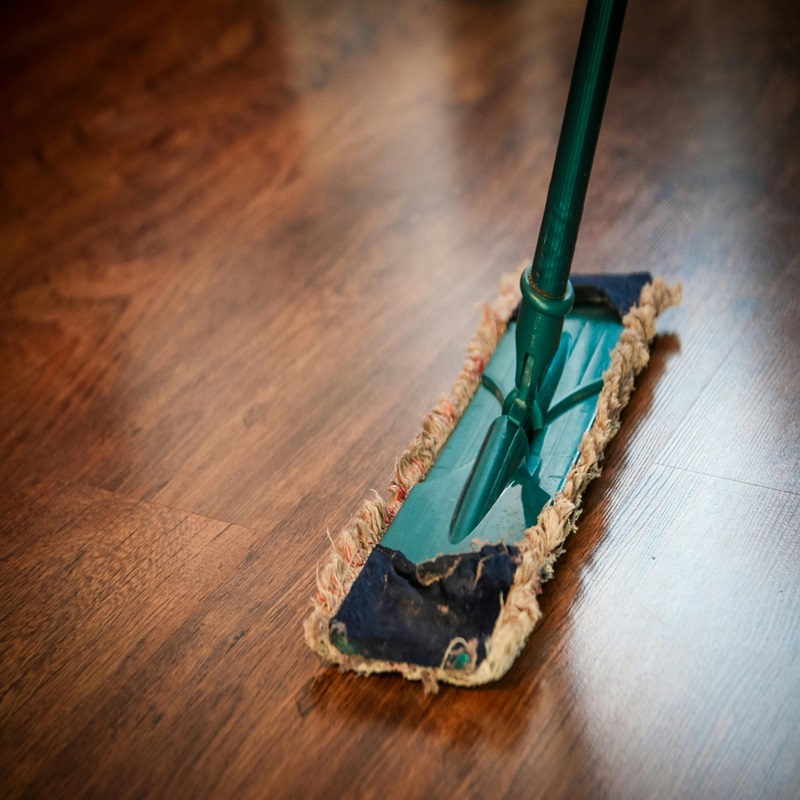 Photo of home cleaning