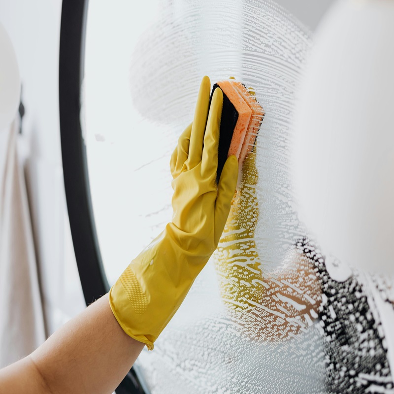 Photo of home cleaning